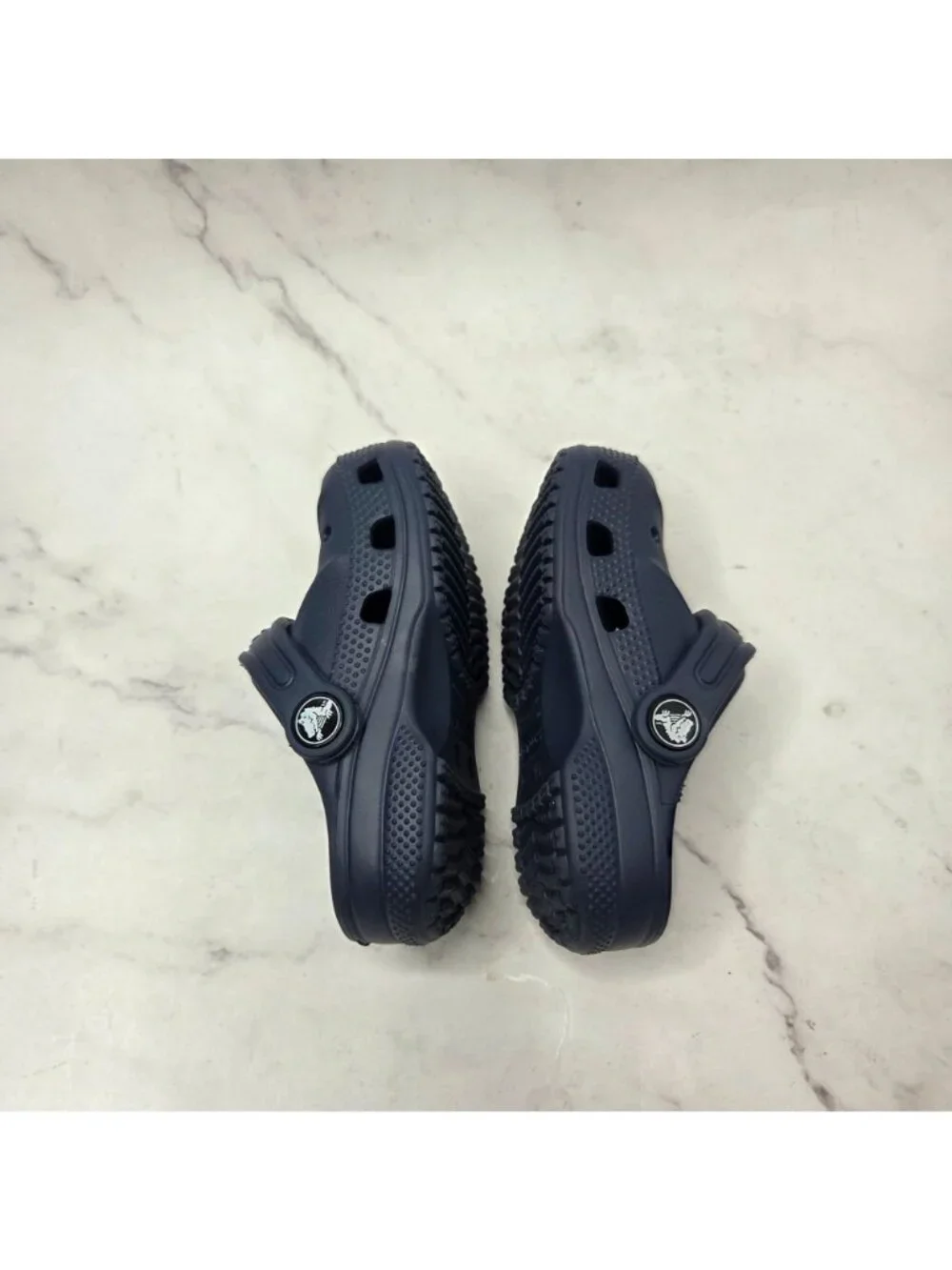 Crocs Navy Blue Baya Sandals Slip-On Mules Water Shoes Toddler 7